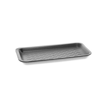 Pactivcorp Pactiv, SUPERMARKET TRAYS, #17S, 1-COMPARTMENT, 8.38 X 4.5 X 0.69, BLACK, PK1000 51P917S